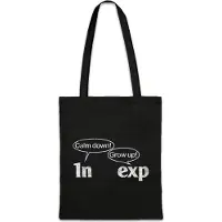 Eric Helmar Müller Urban Backwoods Calm Down Grow Up, Stofftasche, Farbe: Schwarz