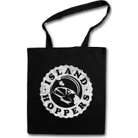 Eric Helmar Müller Urban Backwoods Island Hoppers Logo, Stofftasche, Farbe: Schwarz