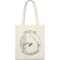 Eric Helmar Müller Urban Backwoods Trust Me I'm An Engineer, Stofftasche, Farbe: Beige
