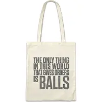 Eric Helmar Müller Urban Backwoods The Only Thing That Gives Orders, Stofftasche, Farbe: Beige