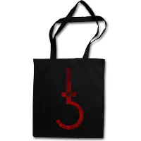 Eric Helmar Müller Urban Backwoods Satanic Cross, Stofftasche, Farbe: Schwarz