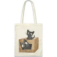 Eric Helmar Müller Urban Backwoods Amaze Me Cats, Stofftasche, Farbe: Beige