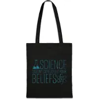 Eric Helmar Müller Urban Backwoods Science Doesn't Care, Stofftasche, Farbe: Schwarz
