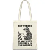 Eric Helmar Müller Urban Backwoods U R Welder, Stofftasche, Farbe: Beige