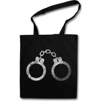 Eric Helmar Müller Urban Backwoods Handcuffs, Stofftasche, Farbe: Schwarz