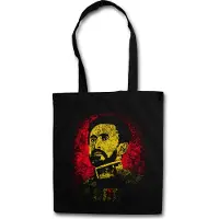 Eric Helmar Müller Urban Backwoods Haile Selassie Portrait I, Stofftasche, Farbe: Schwarz