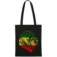 Eric Helmar Müller Urban Backwoods Rastafari Lion V, Stofftasche, Farbe: Schwarz