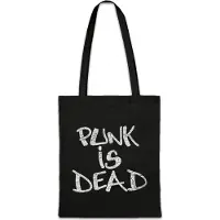 Eric Helmar Müller Urban Backwoods Punk Is Dead, Stofftasche, Farbe: Schwarz