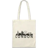 Eric Helmar Müller Urban Backwoods Skyline London, Stofftasche, Farbe: Beige