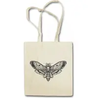 Eric Helmar Müller Urban Backwoods Death Moth, Stofftasche, Farbe: Beige