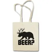 Eric Helmar Müller Urban Backwoods Beer, Stofftasche, Farbe: Beige