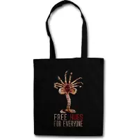 Eric Helmar Müller Urban Backwoods Free Hugs For Everyone, Stofftasche, Farbe: Schwarz