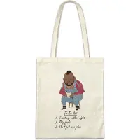 Eric Helmar Müller Urban Backwoods Ba To-Do List, Stofftasche, Farbe: Beige