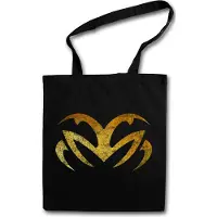 Eric Helmar Müller Urban Backwoods Symbol Of Aries, Stofftasche, Farbe: Schwarz