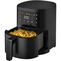 Inventum GF351HLDB - Airfryer - Heißluftfritteuse - 3,5 Liter - 80 bis 200 Grad - PFAS-frei - 1500 Watt - Schwarz