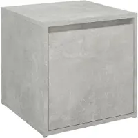Syfax Schubladenbox Betongrau 40,5x40x40 cm Holzwerkstoff