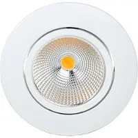 Nobile LED Downlight "A 5068 T Flat" 8W 930 (Warmweiß) Weiß matt dimmbar