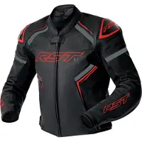 Rst S1 D3o Perforierte Lederjacke Schwarz XL Mann Schwarz XL