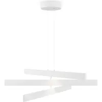 Maytoni Origami LED Pendelleuchte, Hängeleuchte 3x 46W Weiss Neutralweiss