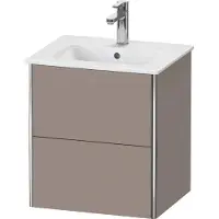 Duravit XSquare Waschtischunterbau Compact wandhängend 51,0x41,8 cm, 2 Schubkästen, für Waschtisc