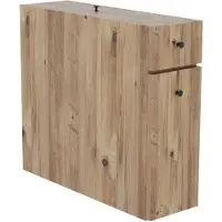 Merkloos , Calencia - Oak, Badezimmerschränke, Badezimmerschränke, Eiche, 20 x 55 x 60 cm