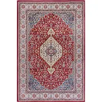 Hanse Home Teppich "Mochi", rot, B:200cm H:8mm L:280cm, Jute, Polyester, Polypropylen (PP), Teppiche, Teppich, Läufer, Orientalisch, Kurzflor, Wohnzimmer, Schlafzimmer, Esszimmer
