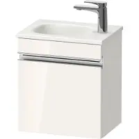 Duravit Waschtischunterschrank wandhängend Sivida 40x44x29,5cm, Tür, li, we. hgl, Gr. chr