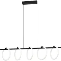 Eglo LED-Hängeleuchte Caranacoa, fünfflammig