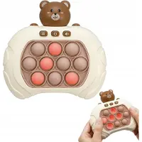 Inna ELEKTRONISCHES SPIEL POP IT Sensorische ENTWICKLUNG für GEDÄCHTNIS Reflexe KINDER Teddybär
