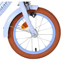 Volare Ashley Kinderfahrrad - Mädchen - 14 Zoll - Pastellblau - Zwei Handbremsen