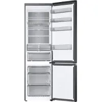Samsung 385 ℓ Kühl-/Gefrierkombination mit Metal Cooling und AI Energy Mode, 390 l, NoFrost-Funktion (Kühleinheit), 8 kg/24h, C, Fresh Zone Fach, Schwarz