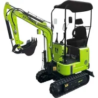 Zipper Diesel-Minibagger ZI-MBG1000D 7,0kW 8kN Hydraulik-kupplung für Zubehör