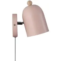 Nordlux Wandleuchte Gaston mit Kabel und Stecker, Metall, rosé