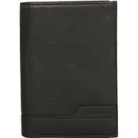 Calvin Klein Herren Lederbrieftasche 12CC + Münze CK JEANS Artikel K50K500946 NORMAN 12CC + MÜNZE + PASS cm.9,5x13, UNICA - ONE SIZE, Pelle 100%
