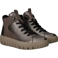 Waldlaufer Damen Stiefelette Livia taupe metallic 6