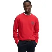 Superdry für Herren. M2014491A Merchant Sweatshirt rot (S), Lässig, Baumwolle