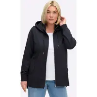 Sheego Shirtjacke "Sweatjacke", Damen, Gr. 44/46, schwarz (tiefblau), 100% Baumwolle, unifarben, Shirts Shirtjacke
