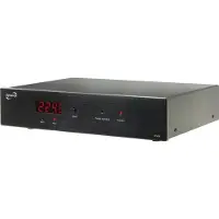 Dynavox HiFi-Netzfilter X7000B, Mehrfach-Steckdose mit 6 Steckplätzen, mit LED-Kontrollleuchte für korrekte Phasenlage und Display, schwarz