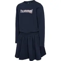 Hummel Kleid mit langen Ärmeln, Mädchen Aria