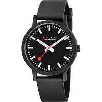 Mondaine Essence Uhr Schwarz 41 mm Schwarz 41 mm