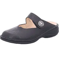 Finn Comfort Canaro Damen Clog schwarz Glattleder geprägt - Größe: 37