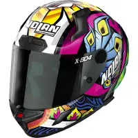Nolan X-804 RS Ultra Carbon Chaz Davies Replica Helm, bunt, 2XL (64)