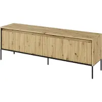 Furniture24 Fernsehschrank Trend TR-05 Tv-Lowboard 167x56x40 cm Unterschrank 4 türen Artisan Eiche