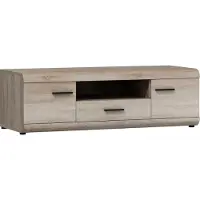 Furniture24 Tv Schrank LINK, Lowboard, Unterschrank, Fernsehentisch mit 2 Türen und 1 Schublsde
