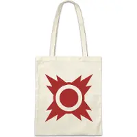 Eric Helmar Müller Urban Backwoods Dark Star Order Emblem, Stofftasche, Farbe: Beige