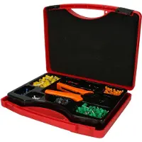 Ks Tools Sortiment Drahtendhülse mit Crimpzange, 0,25 mm² - 6,0 mm², 1001-tlg.