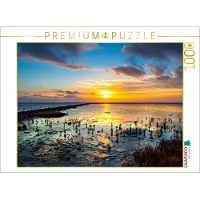 CALVENDO Puzzle Das Wattenmeer bei Utlandshörn | 1000 Teile Lege-Größe 64 × 48 cm Foto-Puzzle für glückliche Stunden