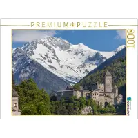 CALVENDO Puzzle, Tauferser Tal mit Burg Taufers | 1000 Teile, fertige Größe 64 x 48 cm | Fotopuzzle für entspannte Stunden