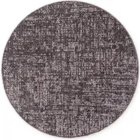 Elle Decoration Teppich "Prisma", braun, H:5mm Ø:200cm, Baumwolle, Polyester, Teppiche, Teppich, Glanz-Effekt, Karo Design, Kachel-Optik, Wohnzimmer, Schlafzimmer,Flur