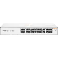 HP Aruba Networking Networking Instant On Switch 24p Gigabit 1430, Unmanaged, L2, Gigabit Ethernet (10/100/1000), Vollduplex, Rack-Einbau, 1U